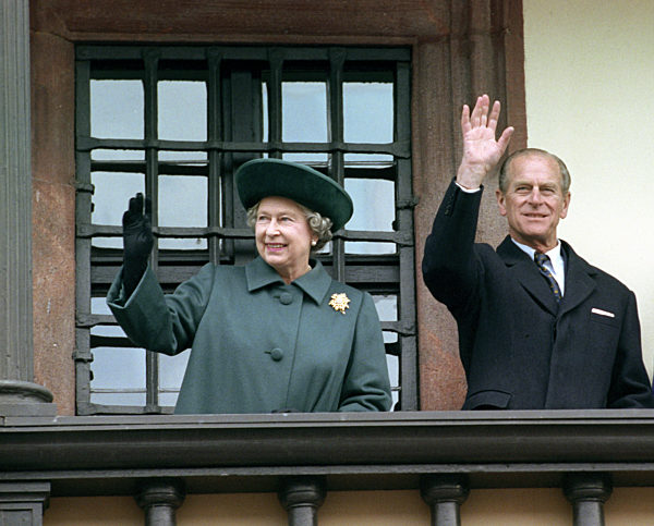 Queen Elizabeth II in Germany in 1992