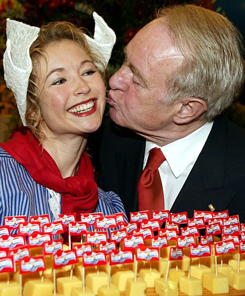 Bundespräsident Rau auf der Grünen Woche