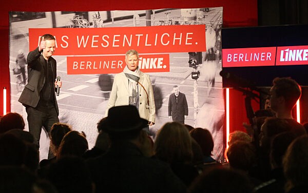 Wiederholungswahl Berlin - Linke-Wahlparty