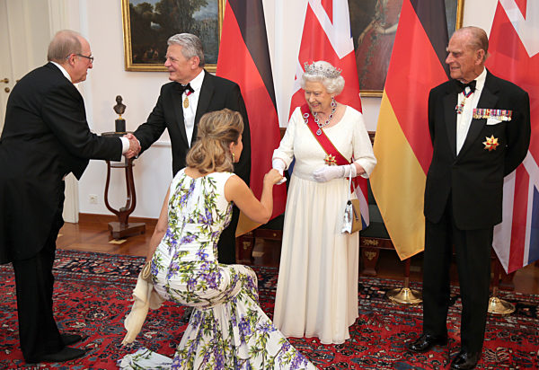 Britische Queen besucht Deutschland