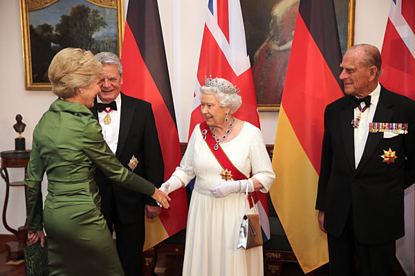 Britische Queen besucht Deutschland