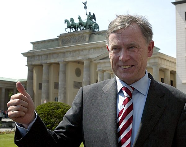 Köhler vor dem Brandenburger Tor