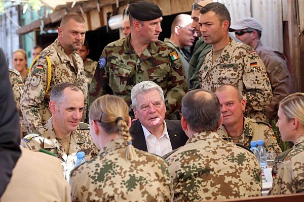 Bundespräsident Joachim Gauck in Mali