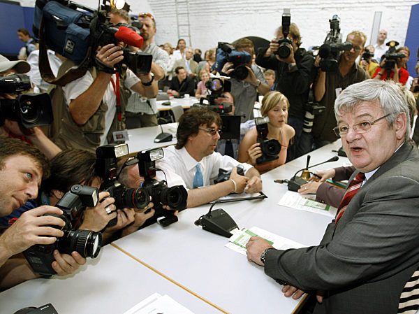 Der ehemalige Bundesaußenminister Joschka Fischer (Grüne...