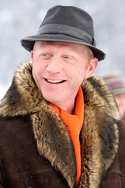 Tennisstar Boris Becker beim 25. Cartier Polo World Cup on Snow am 01.02...