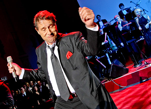 Der österreichische Sänger Udo Jürgens während seines Auftritts am...