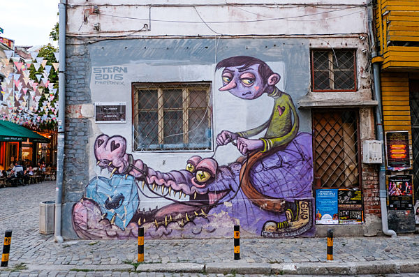 Plovdiv - Restaurant- und Kneipenviertel Kapana