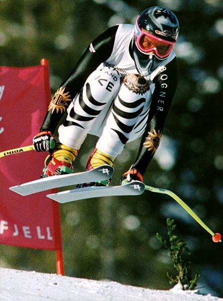 Lillehammer 1994, Katja Seizinger bei der Abfahrt