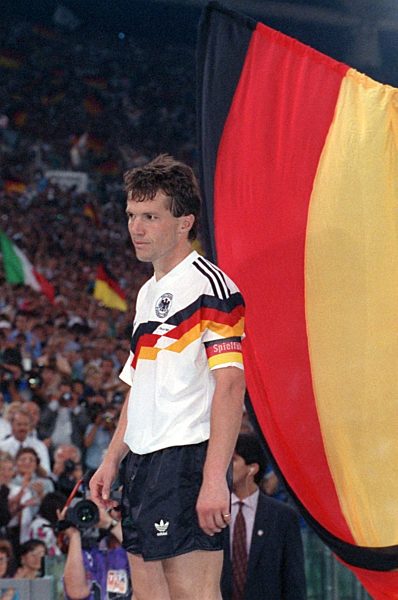 Soccer World Cup 1990: Germany wins world cup - Lothar Matthaeus
