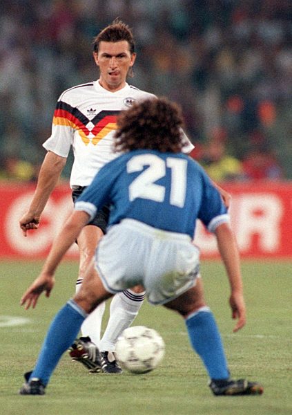 Soccer World Cup 1990: Germany vs Argentina - Klaus Augenthaler