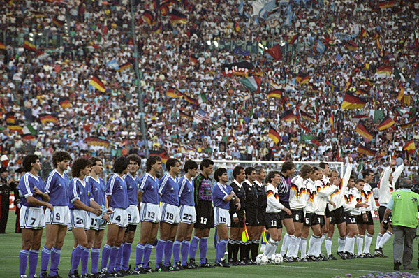 Fußball WM 1990 in Italien