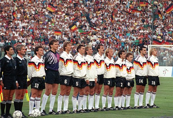 Soccer World cup 1990: German national soccer team