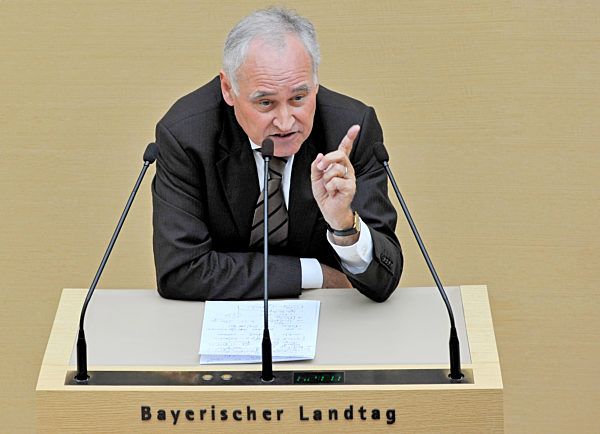 Erste Plenarsitzung des Landtags - Erwin Huber