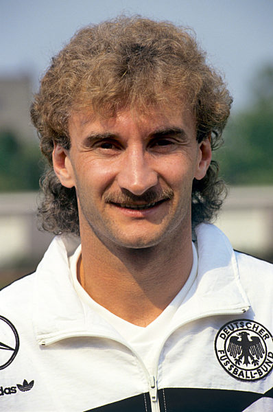 Soccer World Cup 1990 - Photocall - Germany - Rudi Voeller