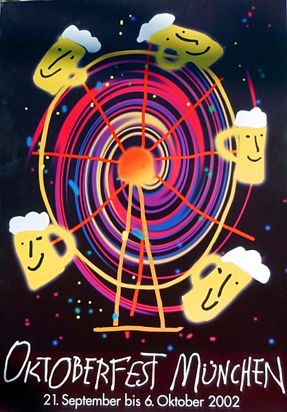 Plakat für das Oktoberfest 2002 vorgestellt