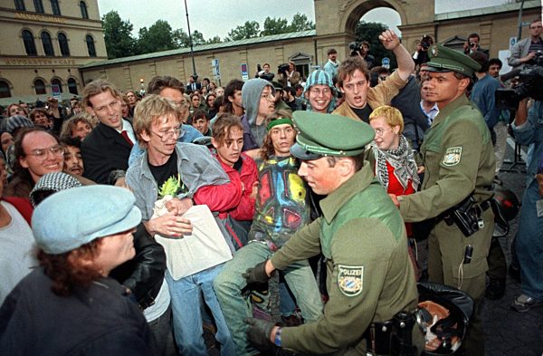G-7 Wirtschaftsgipfel 1992 in München - Demonstration