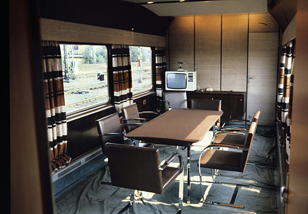 Reisewagen der Deutschen Bundesbahn für den Bundeskanzler