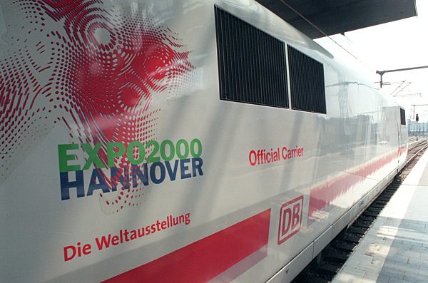 Werbung für Expo 2000