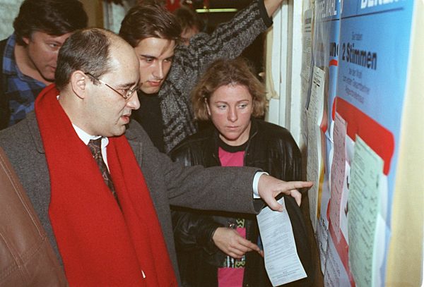 Bundestagswahl 1990 (Archivfoto und Text 1990)