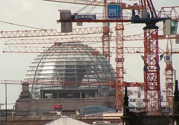 19.4.1999 - erste Sitzung unter der Kuppel