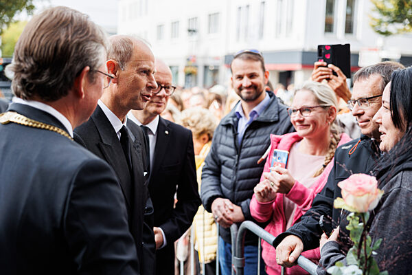 Prinz Edward zu Besuch in Paderborn