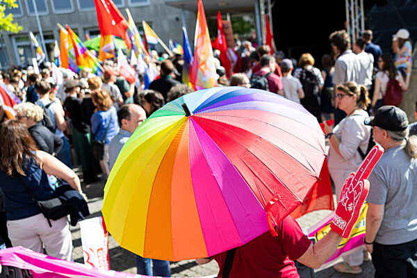 Kinderschutzkongress der niedersächsischen AfD-Fraktion - Protest