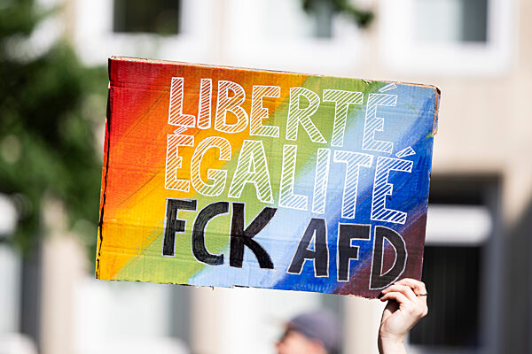 Kinderschutzkongress der niedersächsischen AfD-Fraktion - Protest