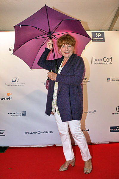 Die Schauspielerin Hannelore Hoger posiert am Freitag (05.09.2008) beim 10...