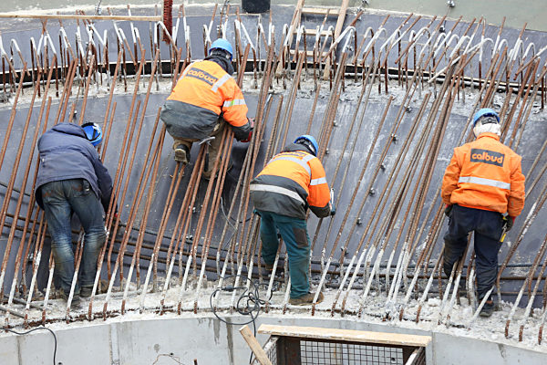 Baustelle am Hamburger Hafen