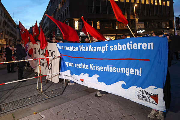 Demonstration gegen AfD in Hamburg