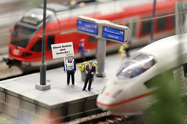 Lokführerstreik - Miniaturwunderland Hamburg