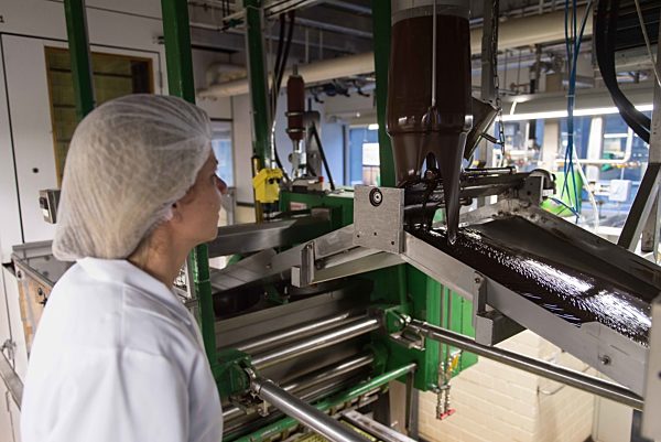Schokolade Produktion bei Ritter Sport