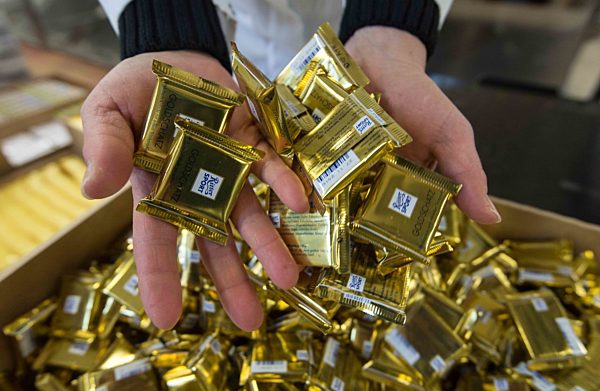 Schokolade Produktion bei Ritter Sport