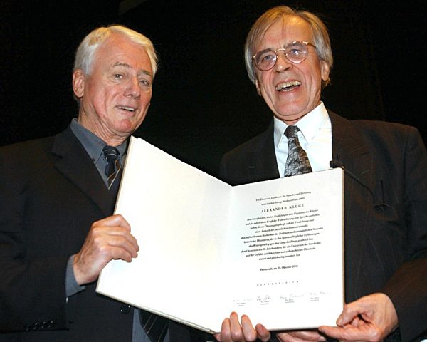 Alexander Kluge erhält Georg-Büchner-Preis 2003