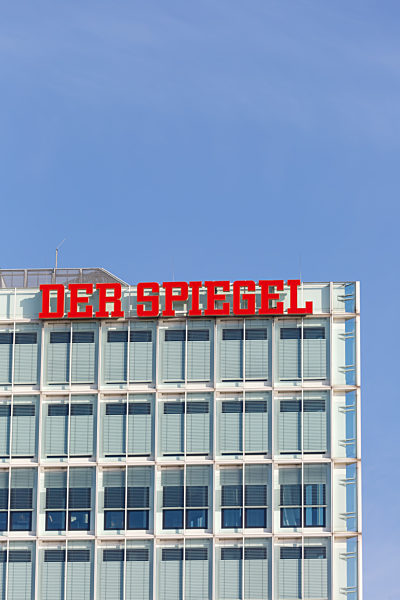 Der Spiegel Hauptsitz an der Ericusspitze in der HafenCity in Hamburg, Deutschland