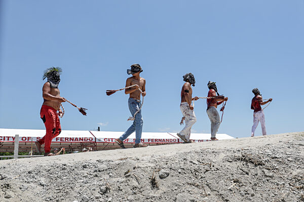 Filipino Catholics practice traditional penance during Holy Week