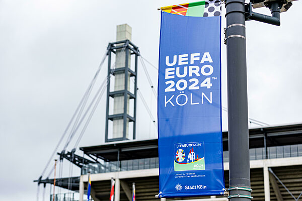 Vorbereitungen am Stadion Köln zur UEFA EURO 2024 - 24.05.2024