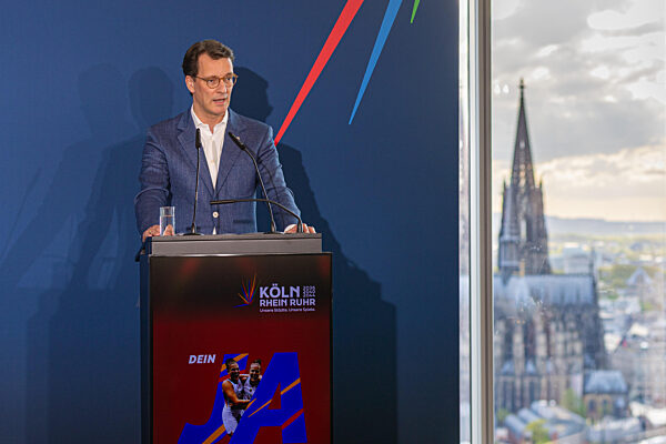 Bekanntgabe zur Olympia-Bewerbung KölnRheinRuhr in Köln - 19.04.2026.