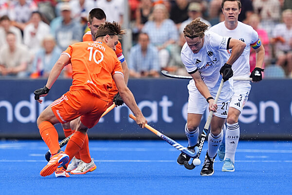 16.08.2025, xydrx, Herren EuroHockey Championship 2025, Niederlande - Deutschland