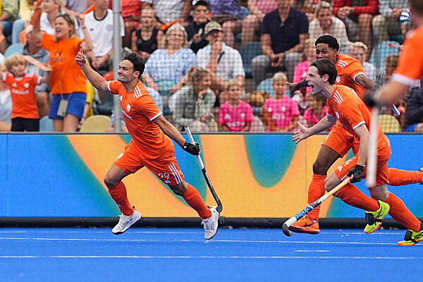 16.08.2025, xydrx, Herren EuroHockey Championship 2025, Niederlande - Deutschland