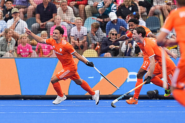 16.08.2025, xydrx, Herren EuroHockey Championship 2025, Niederlande - Deutschland