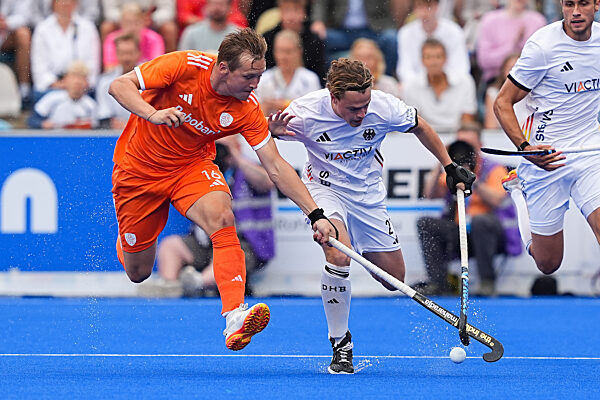 16.08.2025, xydrx, Herren EuroHockey Championship 2025, Niederlande - Deutschland