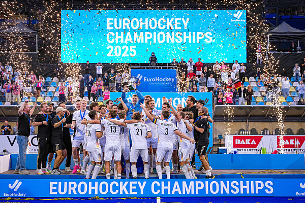 16.08.2025, xydrx, Herren EuroHockey Championship 2025, Niederlande - Deutschland