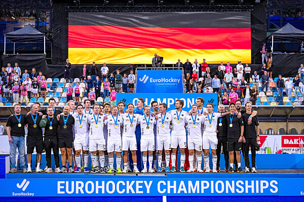 16.08.2025, xydrx, Herren EuroHockey Championship 2025, Niederlande - Deutschland
