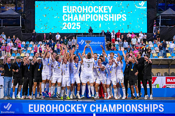 16.08.2025, xydrx, Herren EuroHockey Championship 2025, Niederlande - Deutschland