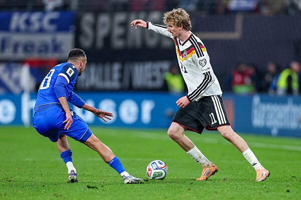 17.11.2025, Fußball, Länderspiel, WM-Qualifikation Europa, Deutschland - Slowakei