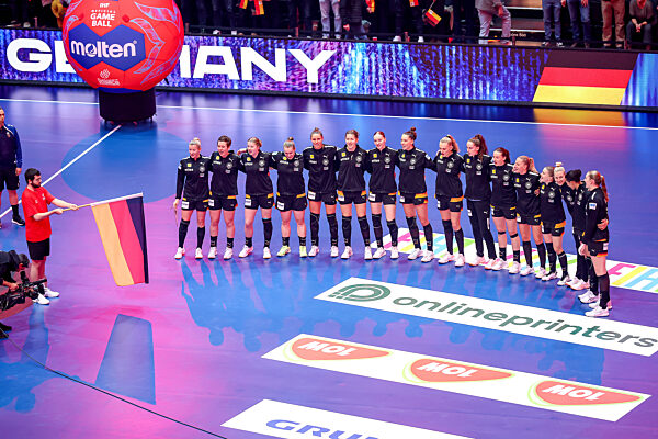 09.12.2025, Handball WM Frauen, Viertelfinale, Deutschland - Brasilien