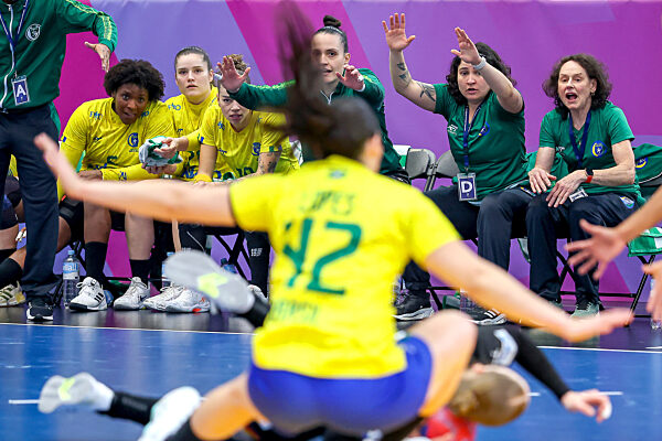 09.12.2025, Handball WM Frauen, Viertelfinale, Deutschland - Brasilien