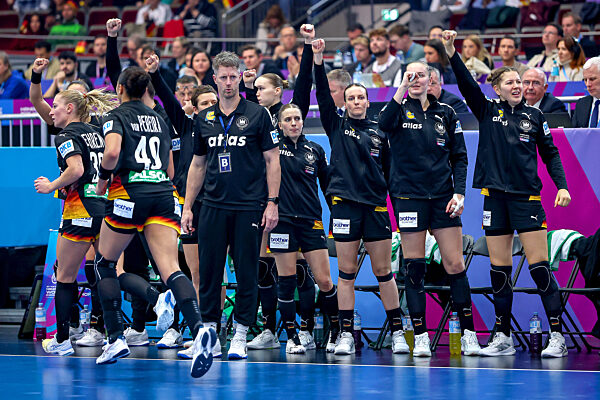 09.12.2025, Handball WM Frauen, Viertelfinale, Deutschland - Brasilien