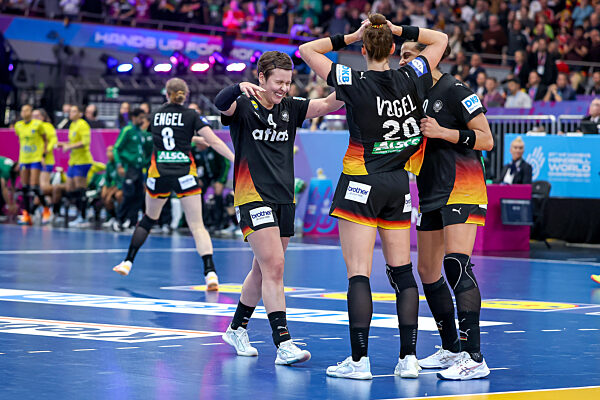 09.12.2025, Handball WM Frauen, Viertelfinale, Deutschland - Brasilien